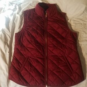 Burgandy vest